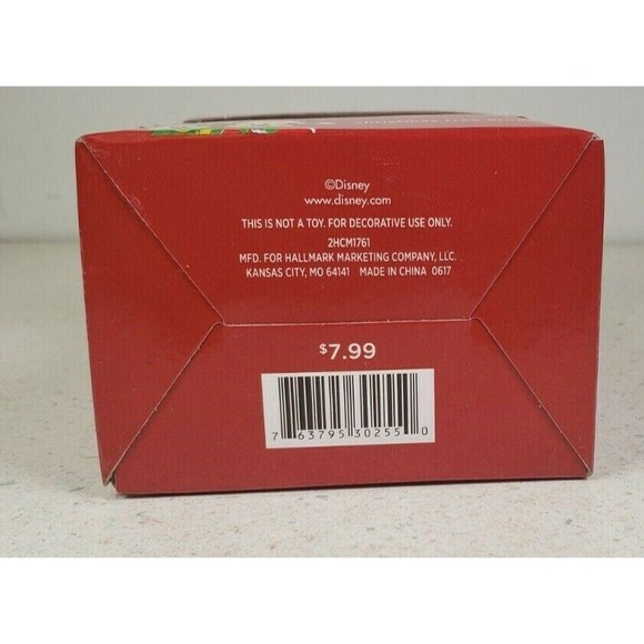 HALLMARK DISNEY MINNIE MOUSE WITH SANTA HAT & SCARF Christmas Ornament New 2017 - Picture 7 of 9